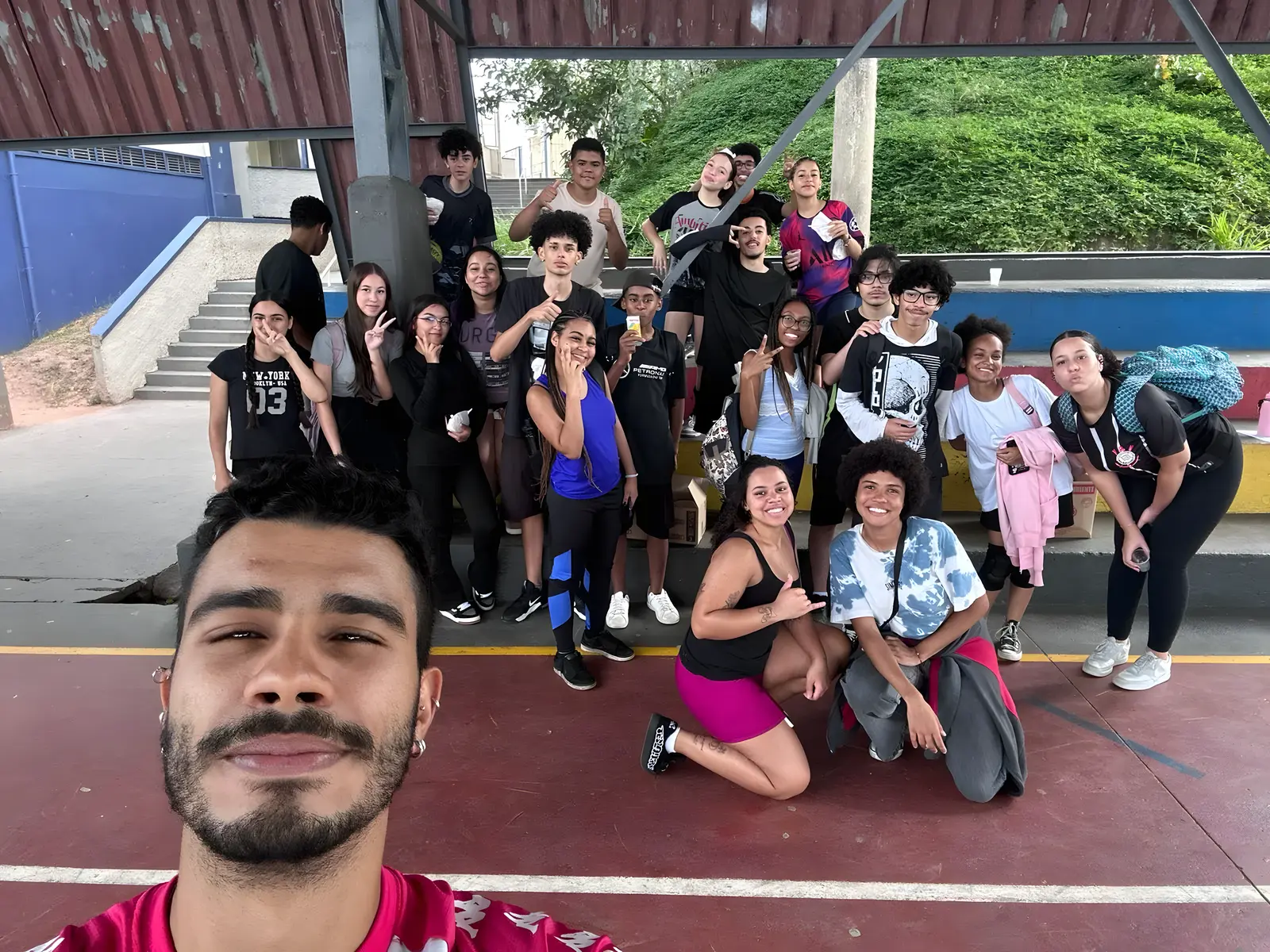 Skatista do Desportivo Libertar em movimento